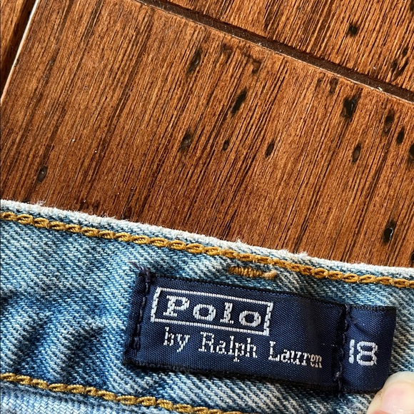 Vintage 1990s Polo Ralph Lauren Denim Shorts - Picture 6 of 9